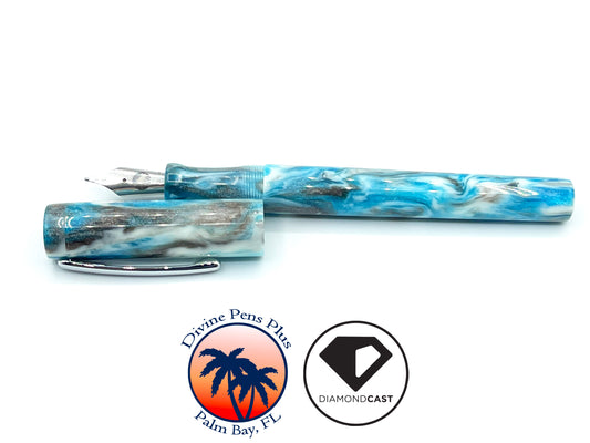 Agape Fountain Pen - "30 Below" DiamondCast™