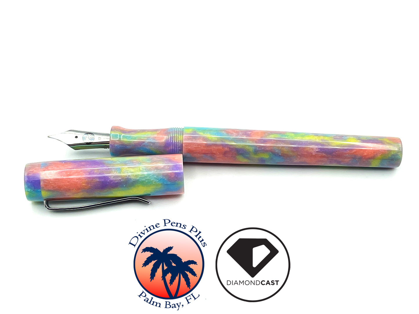 Agape Fountain Pen - "Unicorn Poop" DiamondCast™