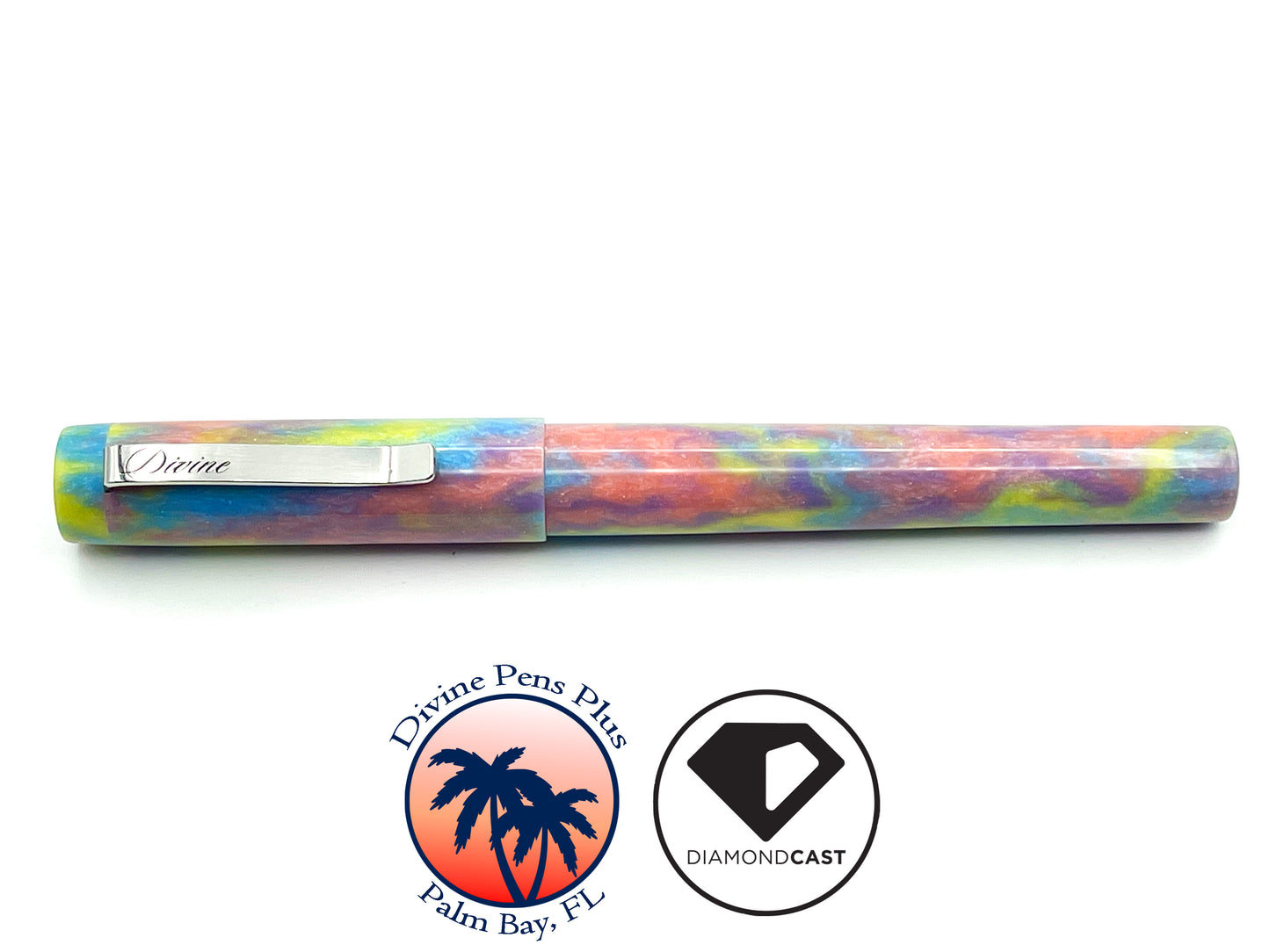 Agape Fountain Pen - "Unicorn Poop" DiamondCast™