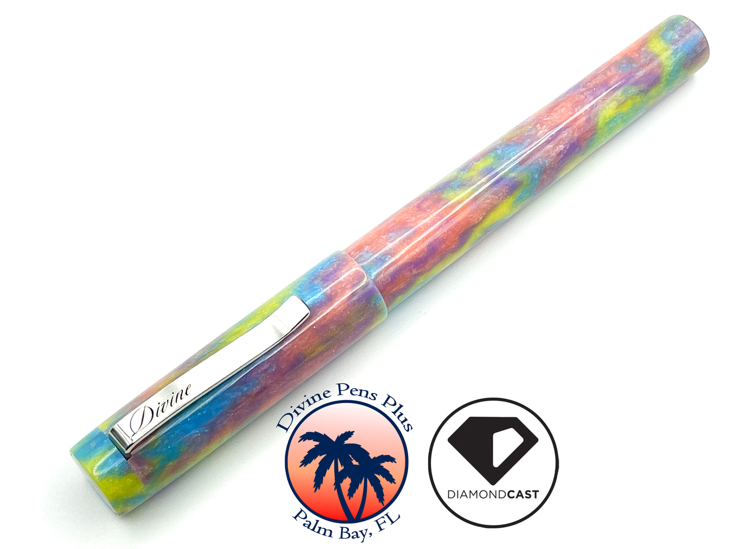 Agape Fountain Pen - "Unicorn Poop" DiamondCast™