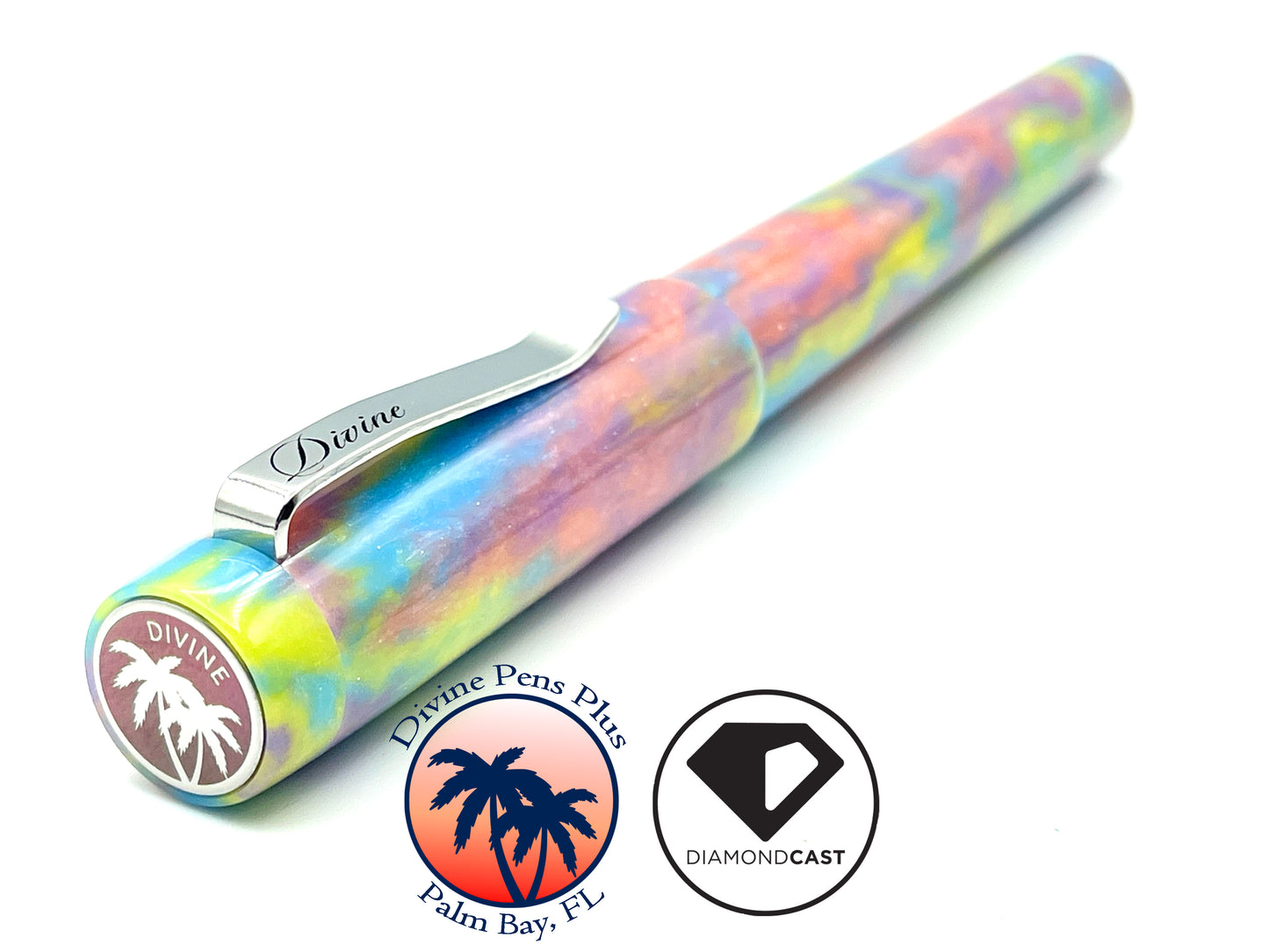 Agape Fountain Pen - "Unicorn Poop" DiamondCast™