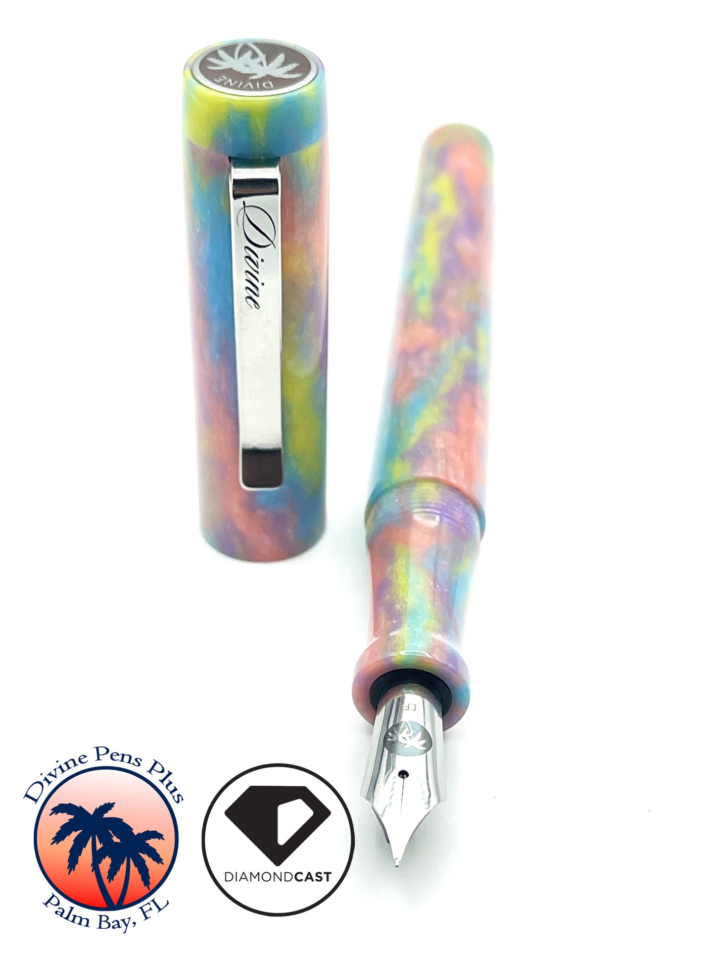 Agape Fountain Pen - "Unicorn Poop" DiamondCast™