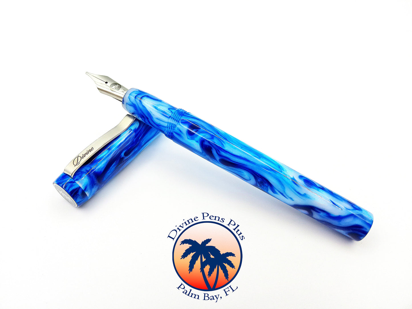 Agape Fountain Pen - "Blue Flame"