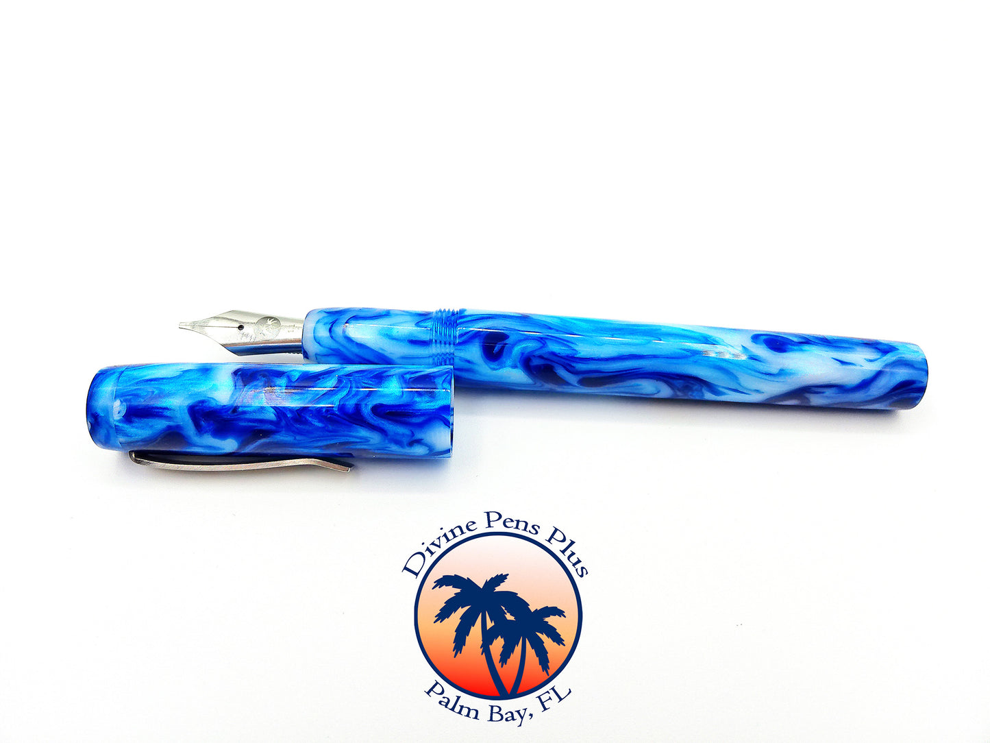 Agape Fountain Pen - "Blue Flame"