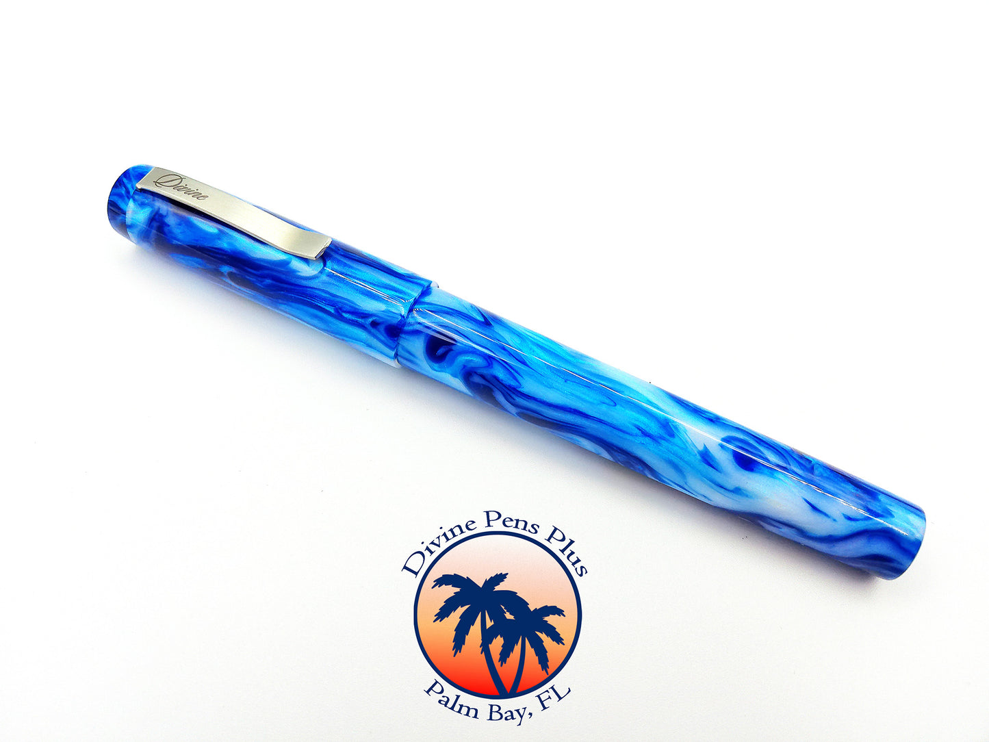 Agape Fountain Pen - "Blue Flame"