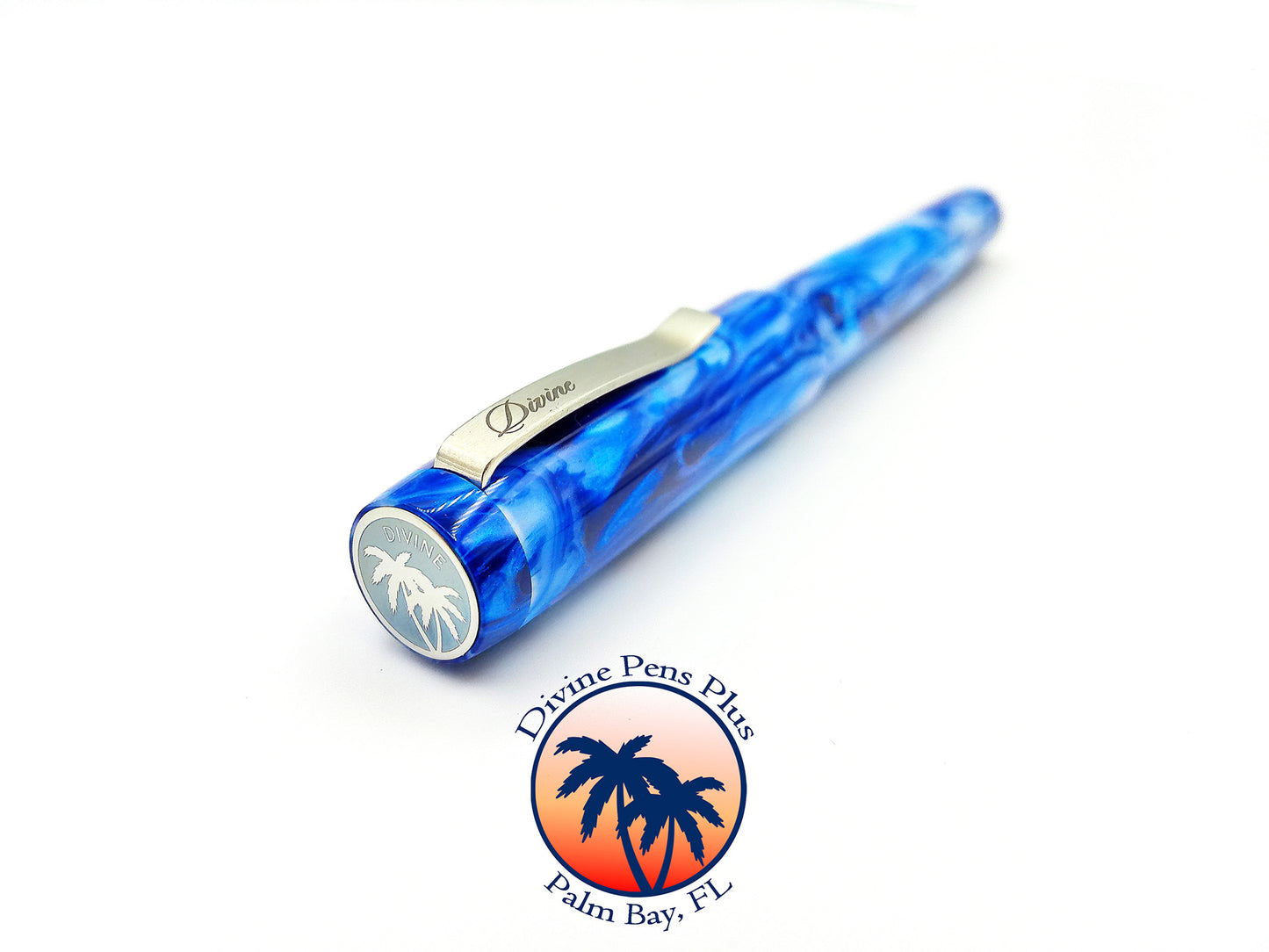 Agape Fountain Pen - "Blue Flame"