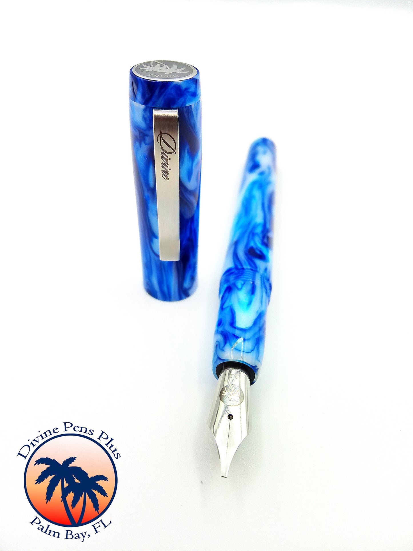 Agape Fountain Pen - "Blue Flame"