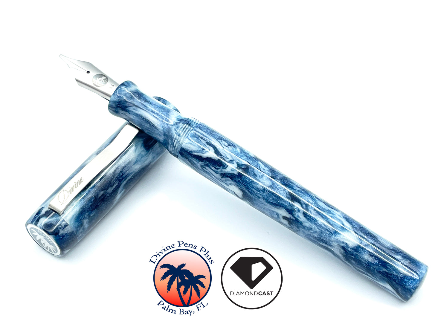 Agape Fountain Pen - "Midnight Skies" DiamondCast™