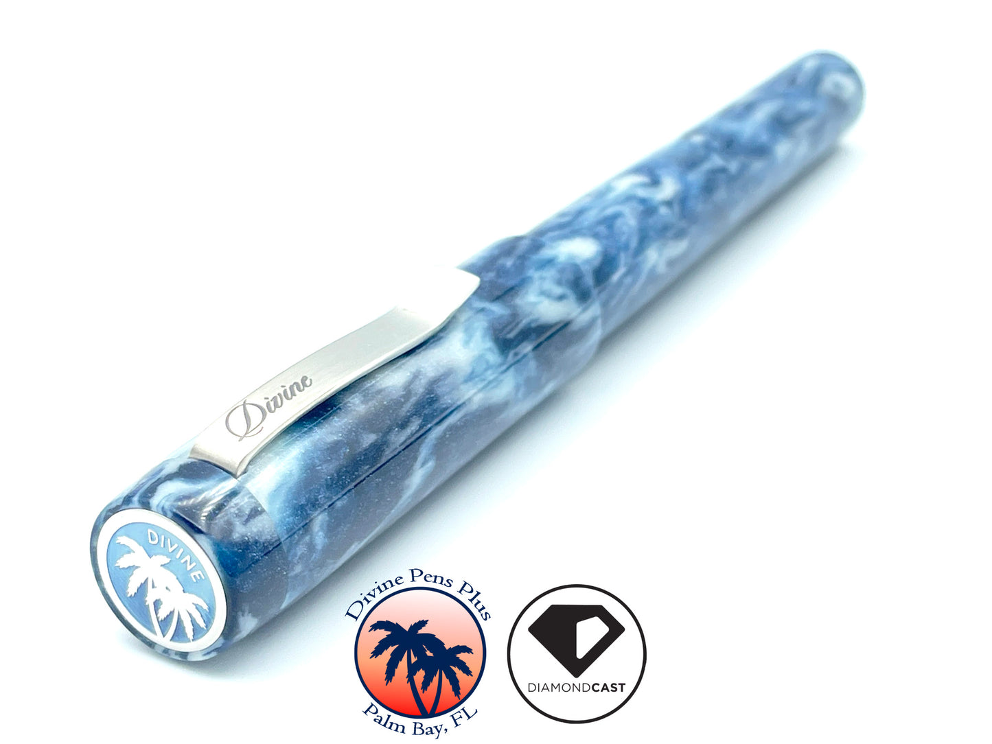 Agape Fountain Pen - "Midnight Skies" DiamondCast™