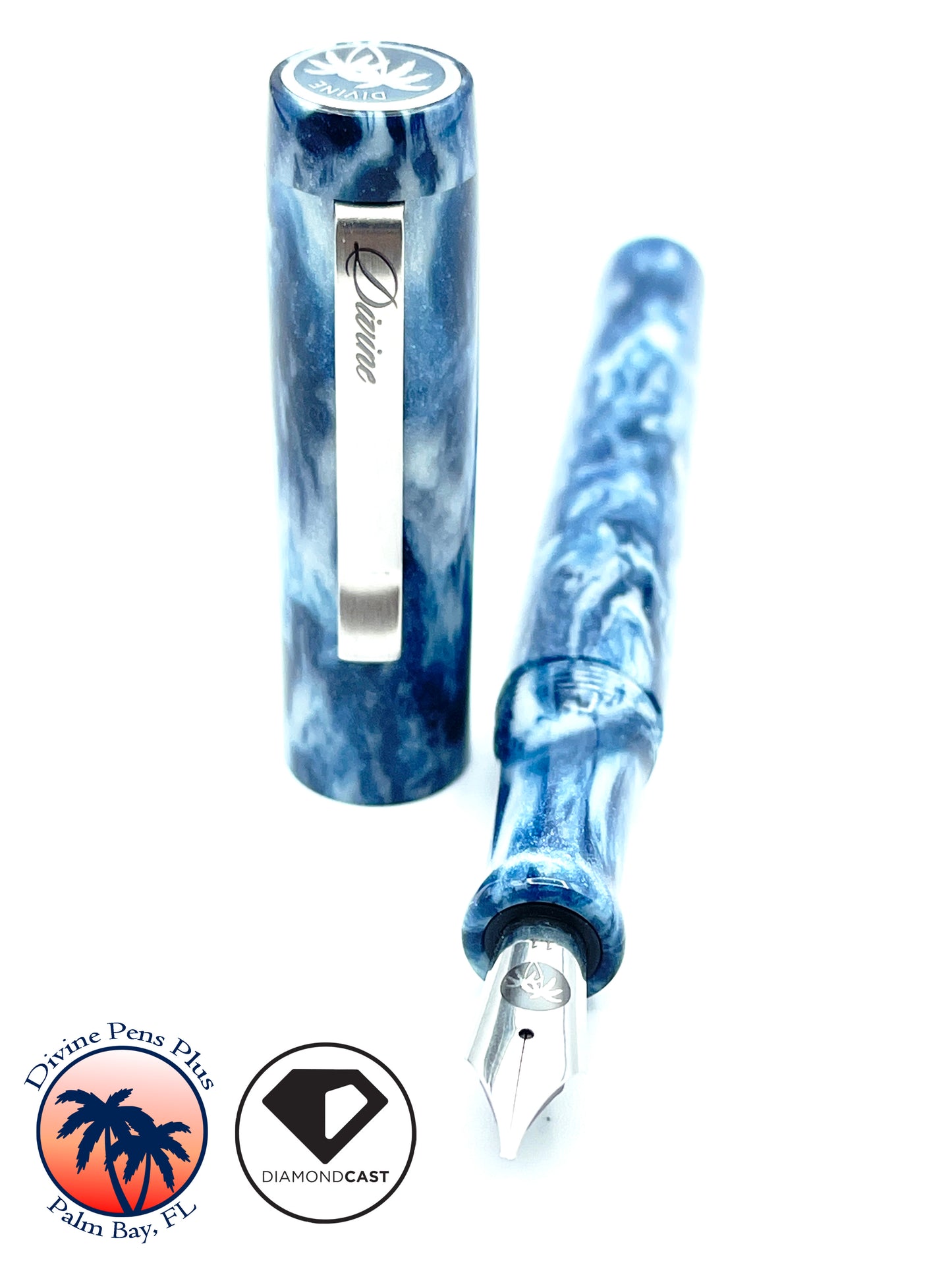 Agape Fountain Pen - "Midnight Skies" DiamondCast™