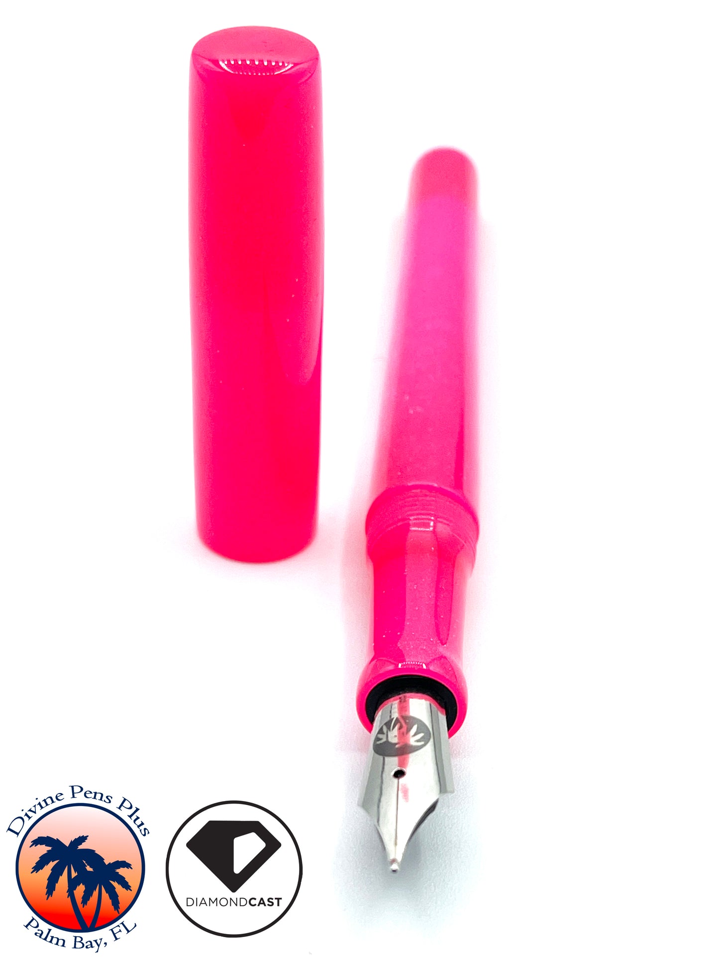 Caritas Fountain Pen - Hot Pink DiamondCast™