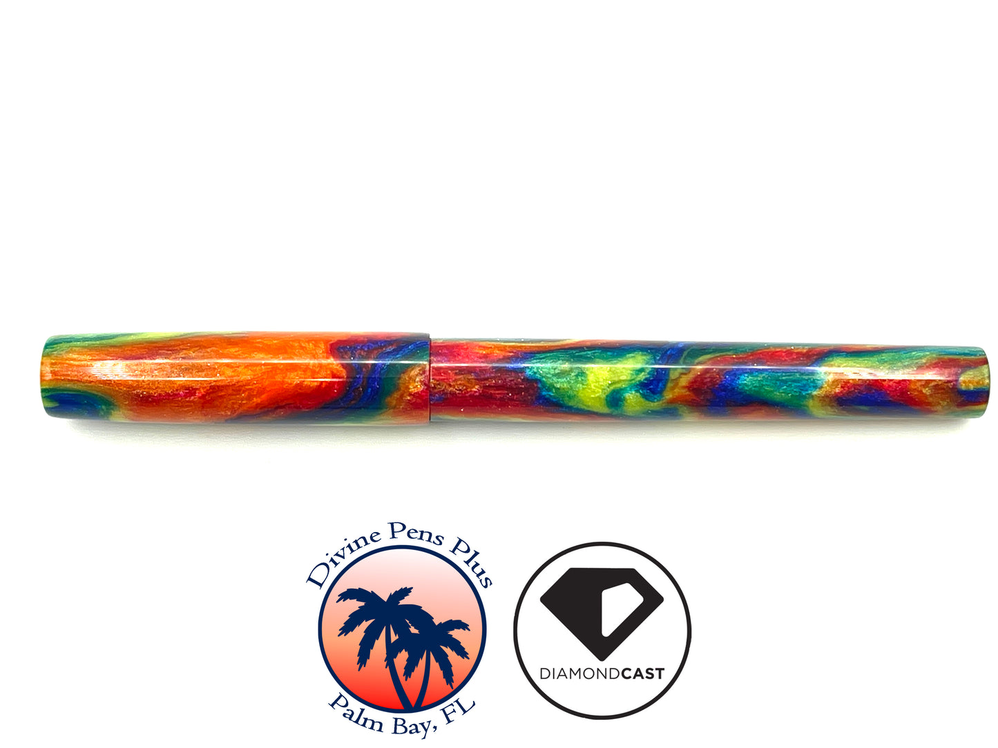 Caritas Fountain Pen - "Oil Slick" DiamondCast™