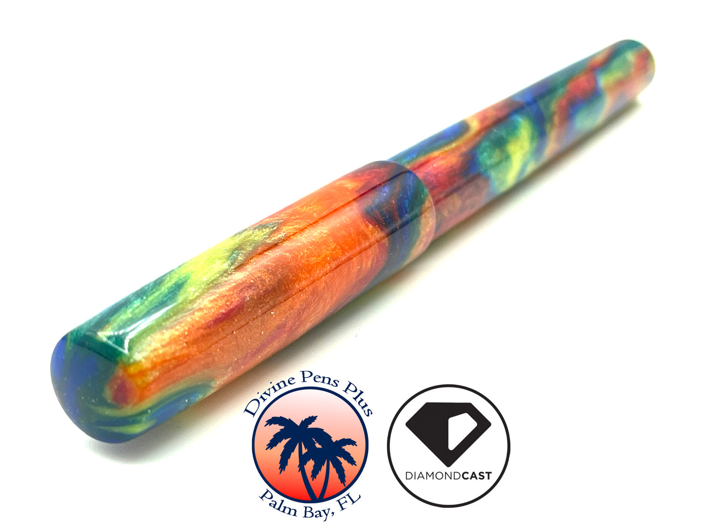 Caritas Fountain Pen - "Oil Slick" DiamondCast™