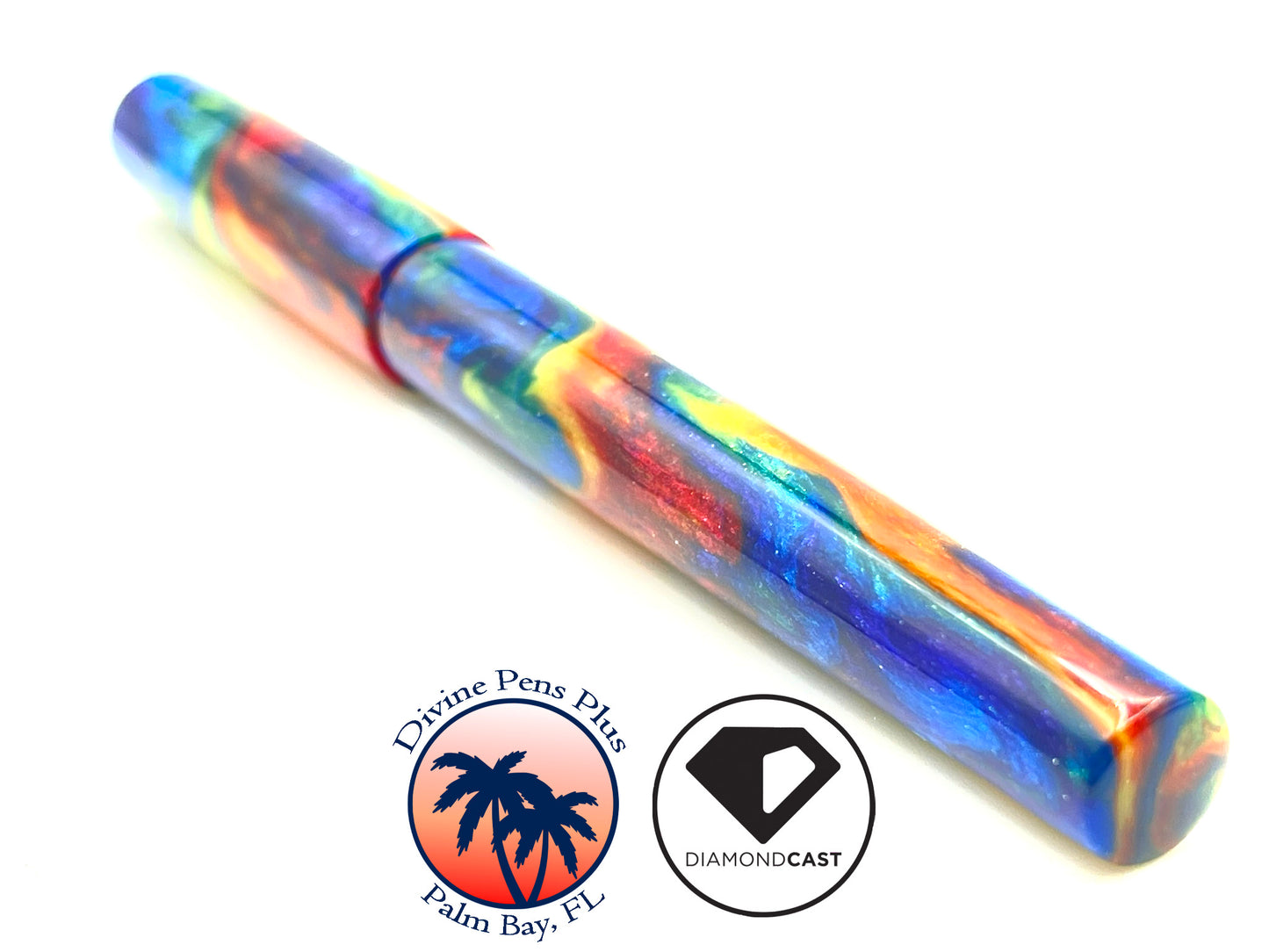 Caritas Fountain Pen - "Oil Slick" DiamondCast™