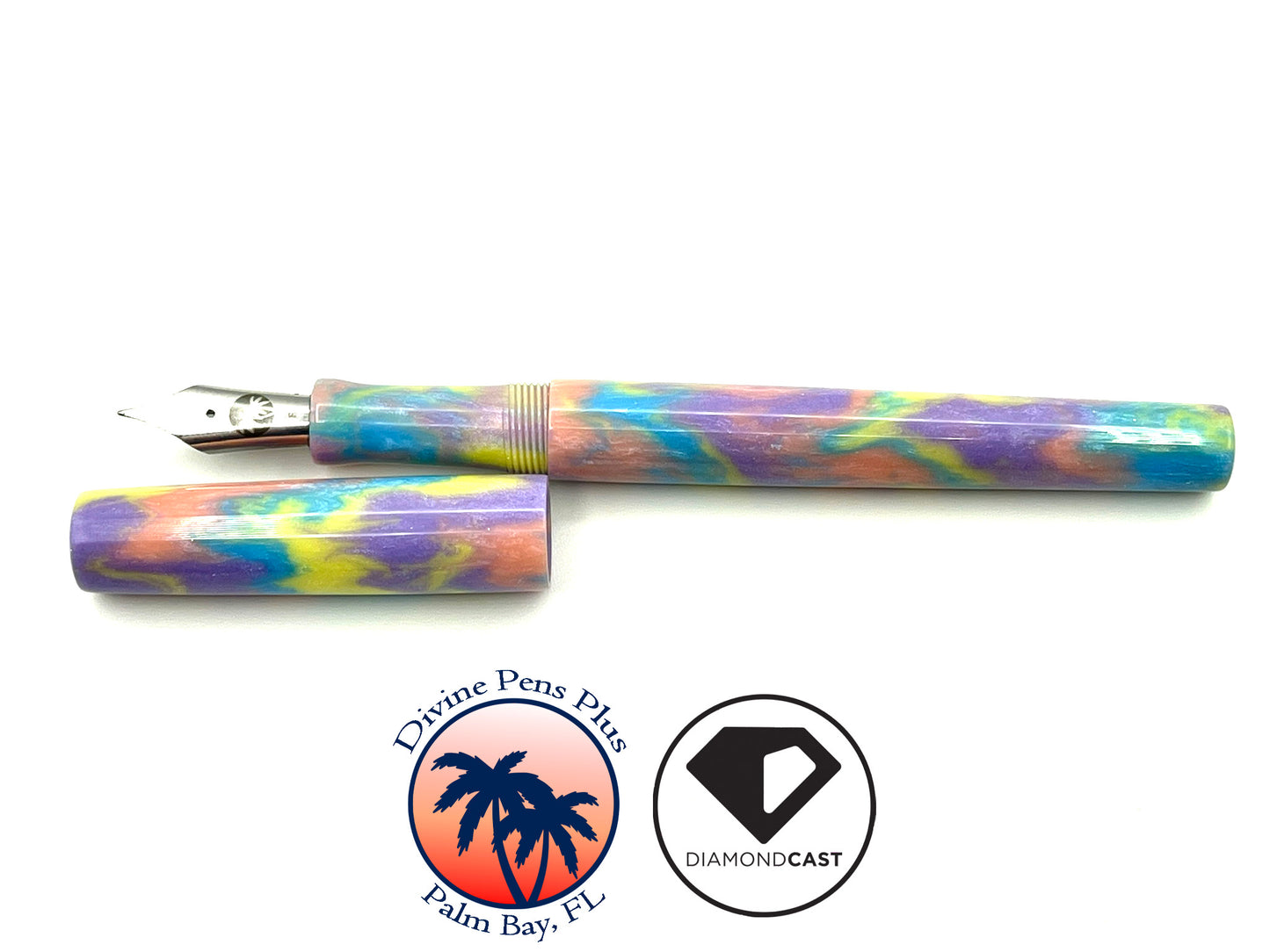 Caritas Fountain Pen - "Unicorn Poop" DiamondCast™