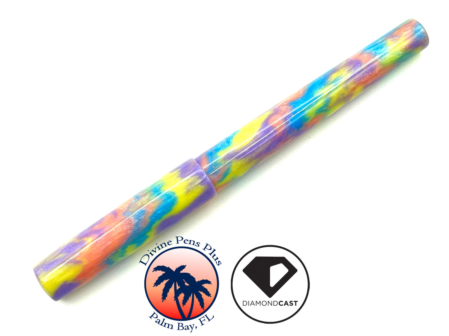 Caritas Fountain Pen - "Unicorn Poop" DiamondCast™