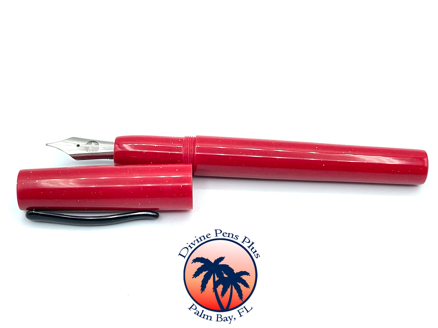Agape Fountain Pen - "Red Sparkle"