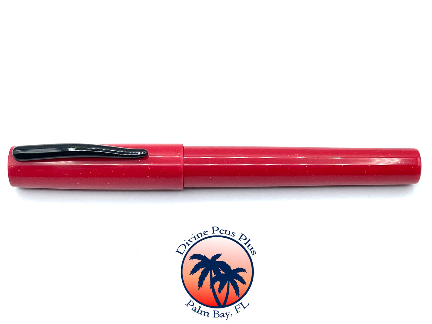 Agape Fountain Pen - "Red Sparkle"