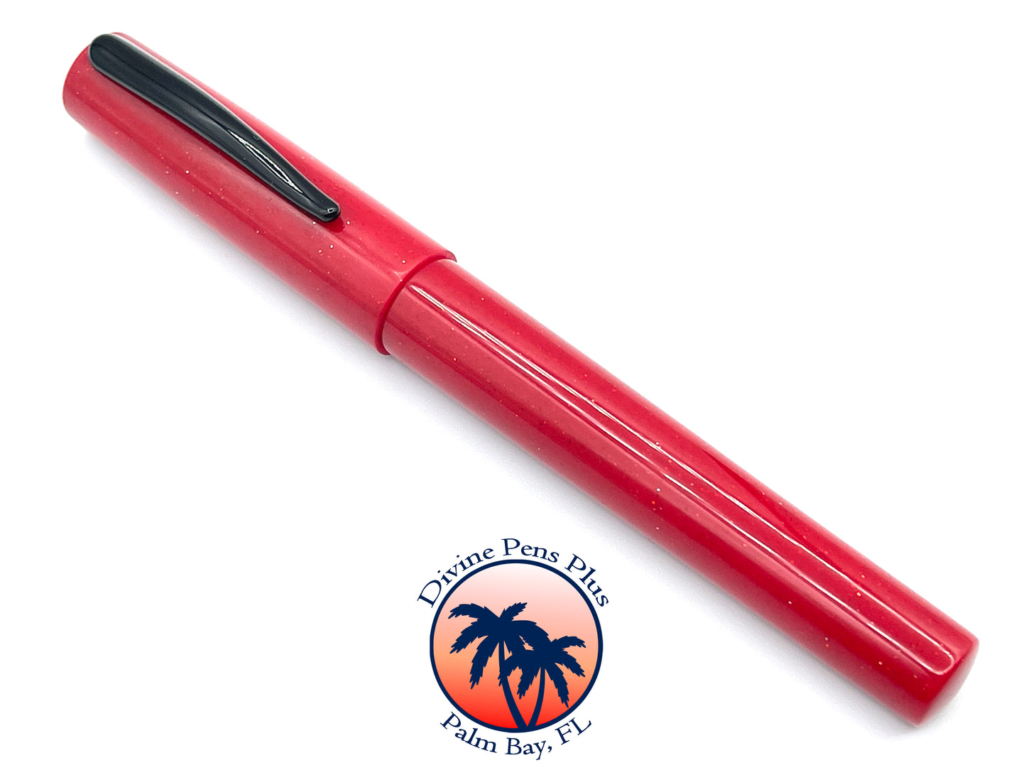 Agape Fountain Pen - "Red Sparkle"