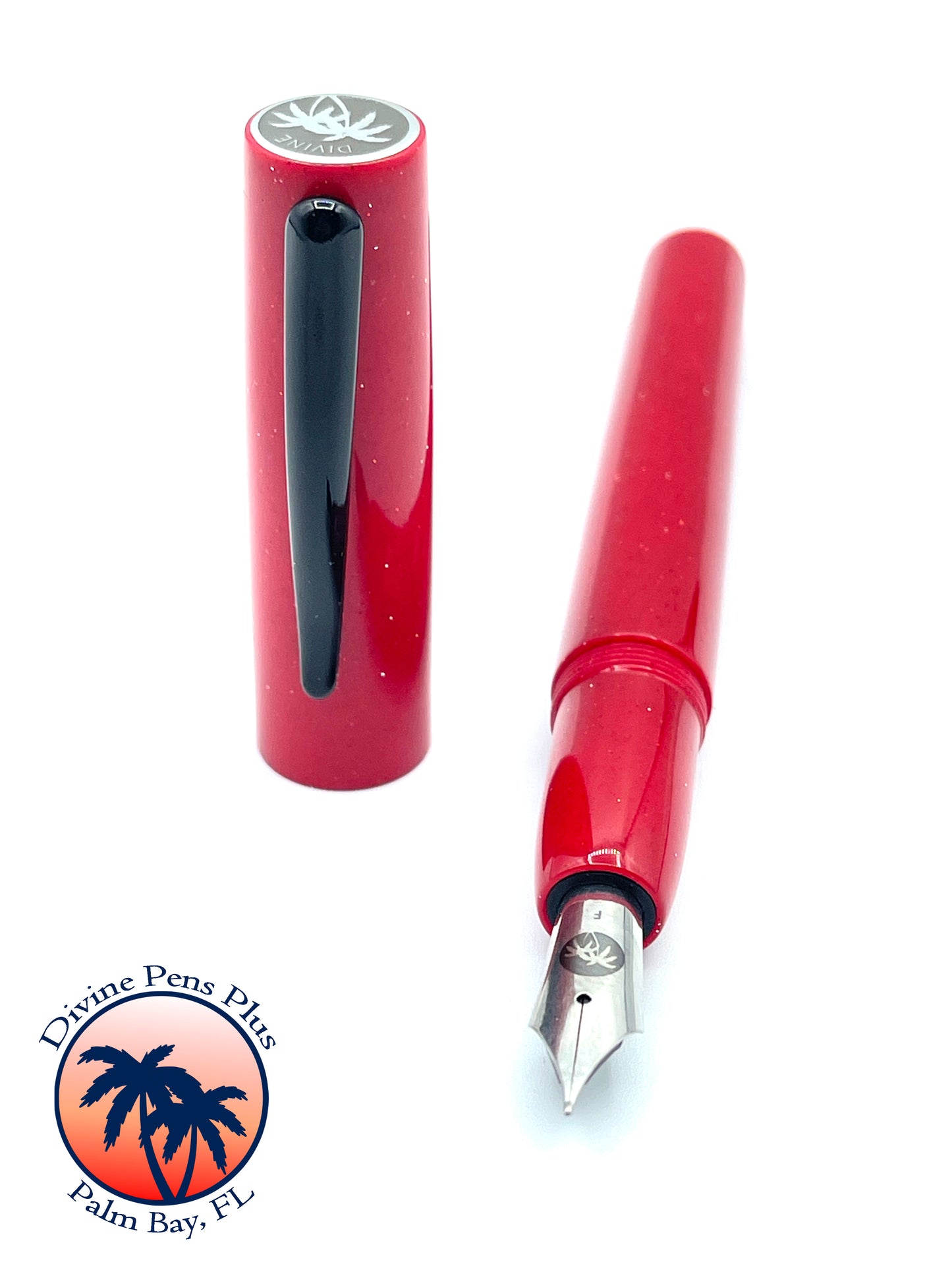 Agape Fountain Pen - "Red Sparkle"