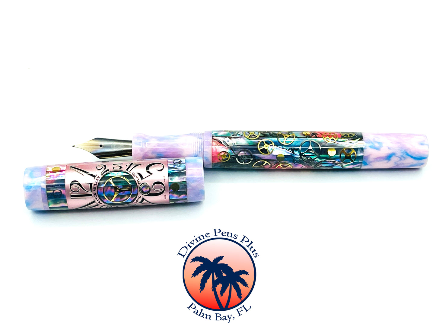 Custom Fountain Pen - Franck Mueller Watch Parts w/Abalone