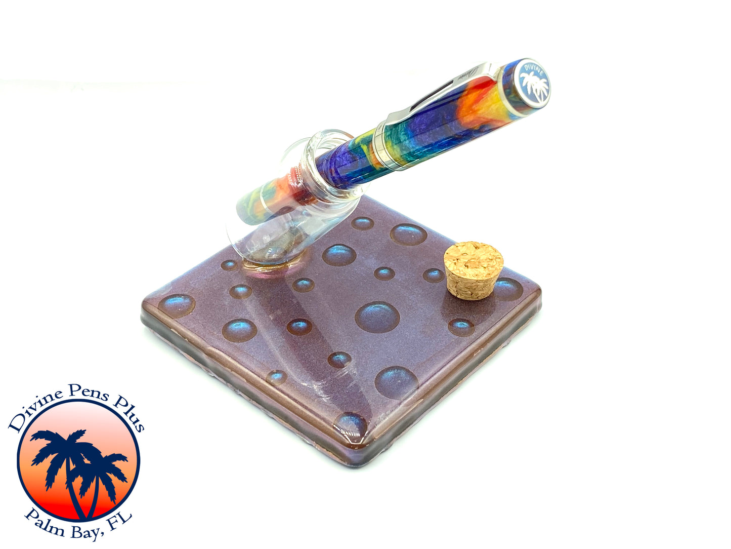 Purple Rain Drop Pen Display - Single Bottle