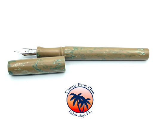 Spes Fountain Pen - "Woodland Camo"