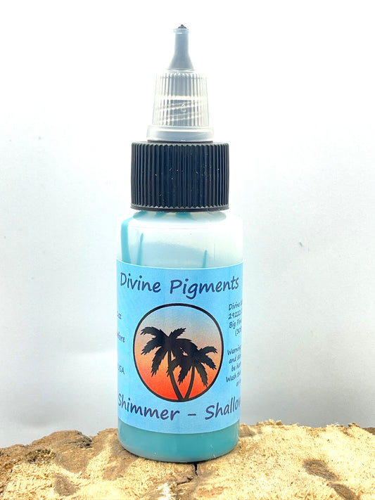 Liquid Shimmer - Shallow Blue