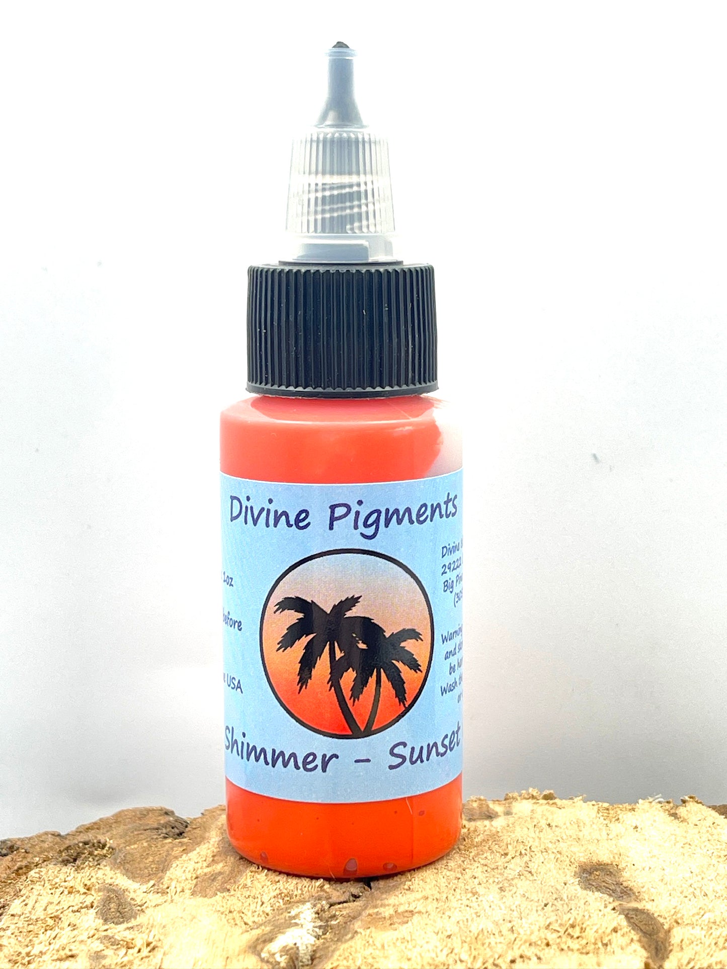 Liquid Shimmer - Sunset Orange