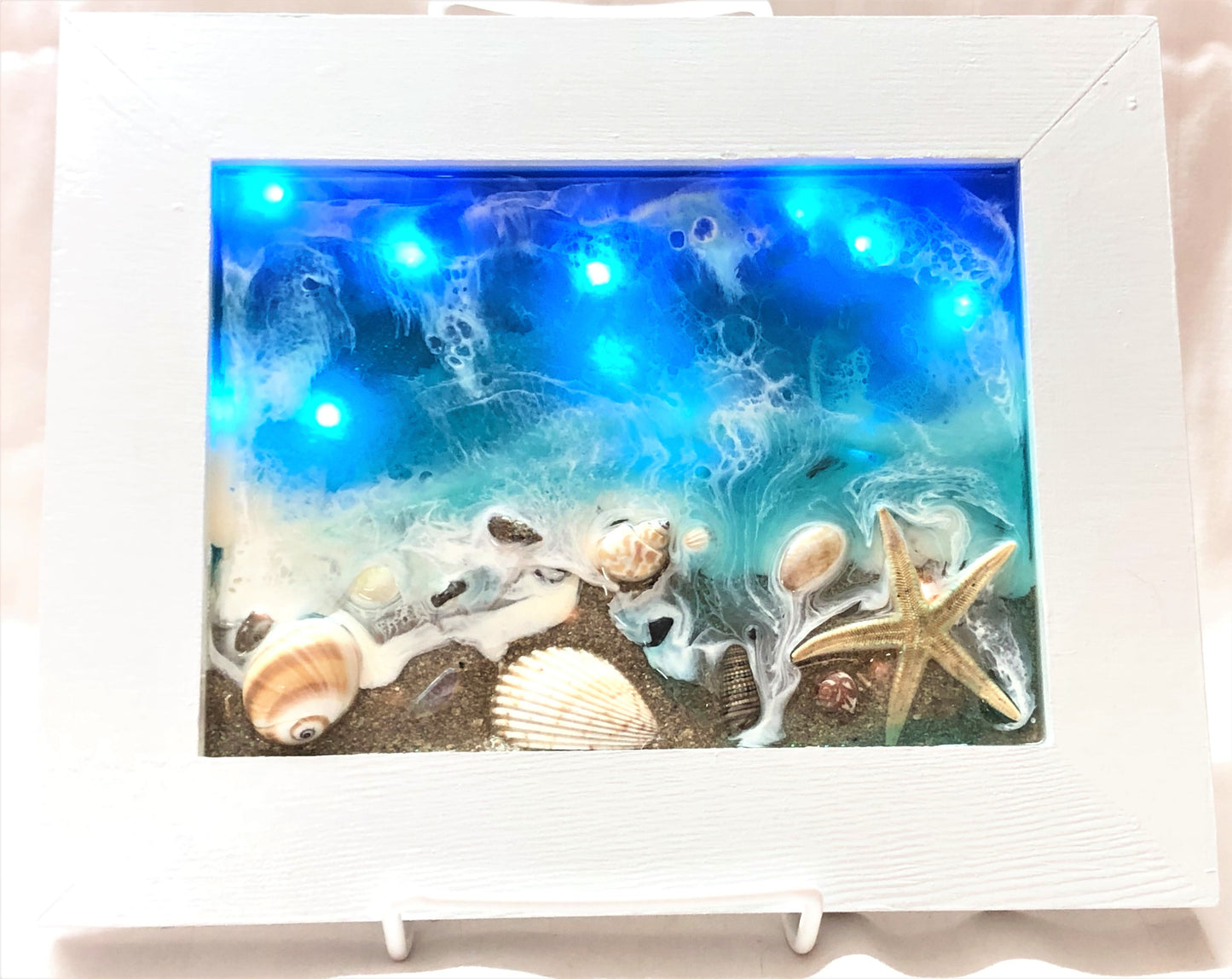 Beach Scene Resin Art