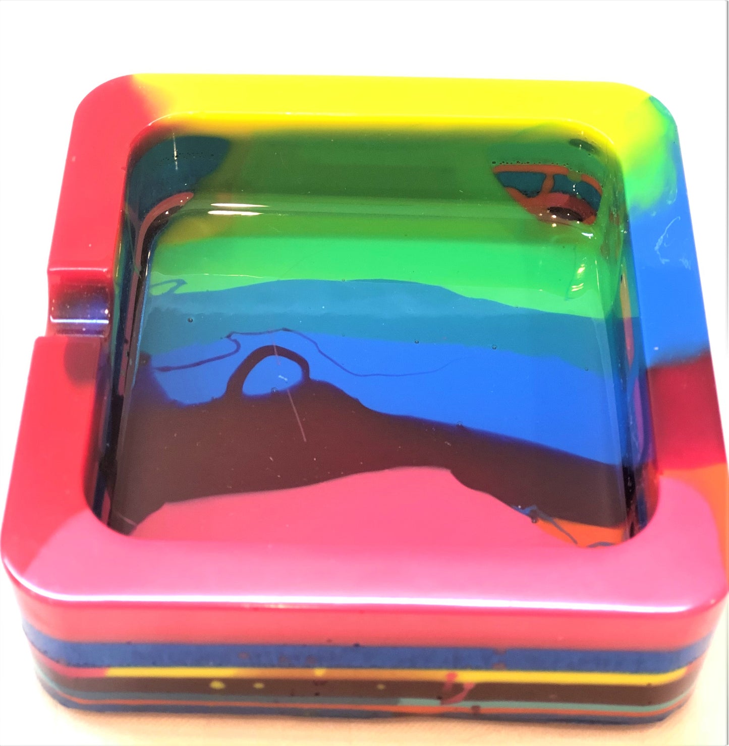 Square Tie Dye Trinket/Ashtray