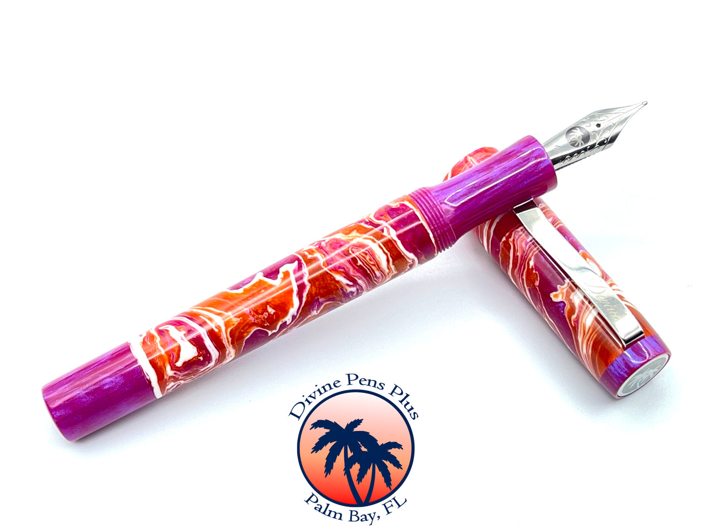 Agape Fountain Pen - "Hibiscus"