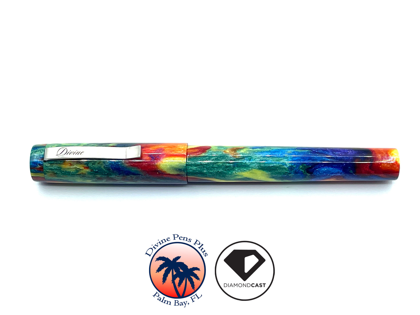 Custom Fountain - "Oil Slick" DiamondCast™
