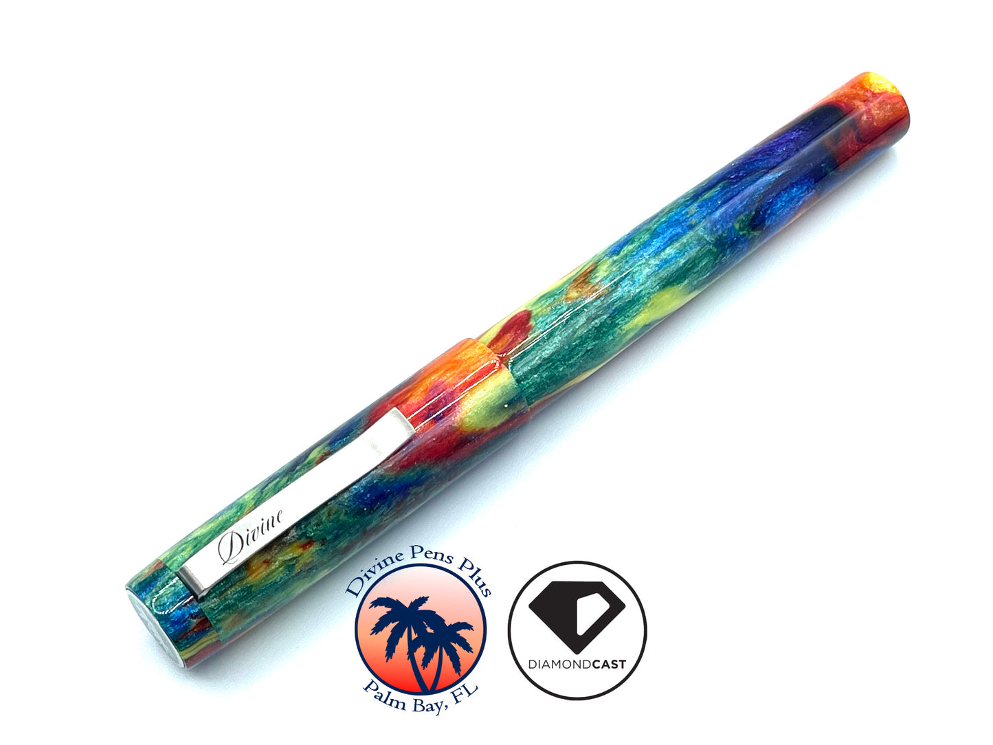 Custom Fountain - "Oil Slick" DiamondCast™