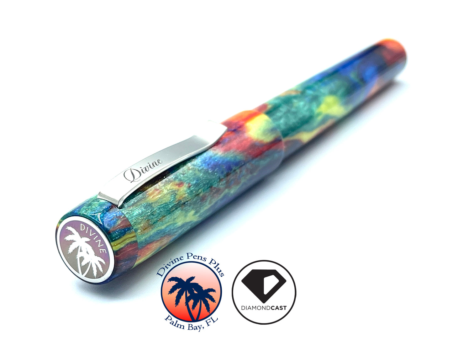 Custom Fountain - "Oil Slick" DiamondCast™