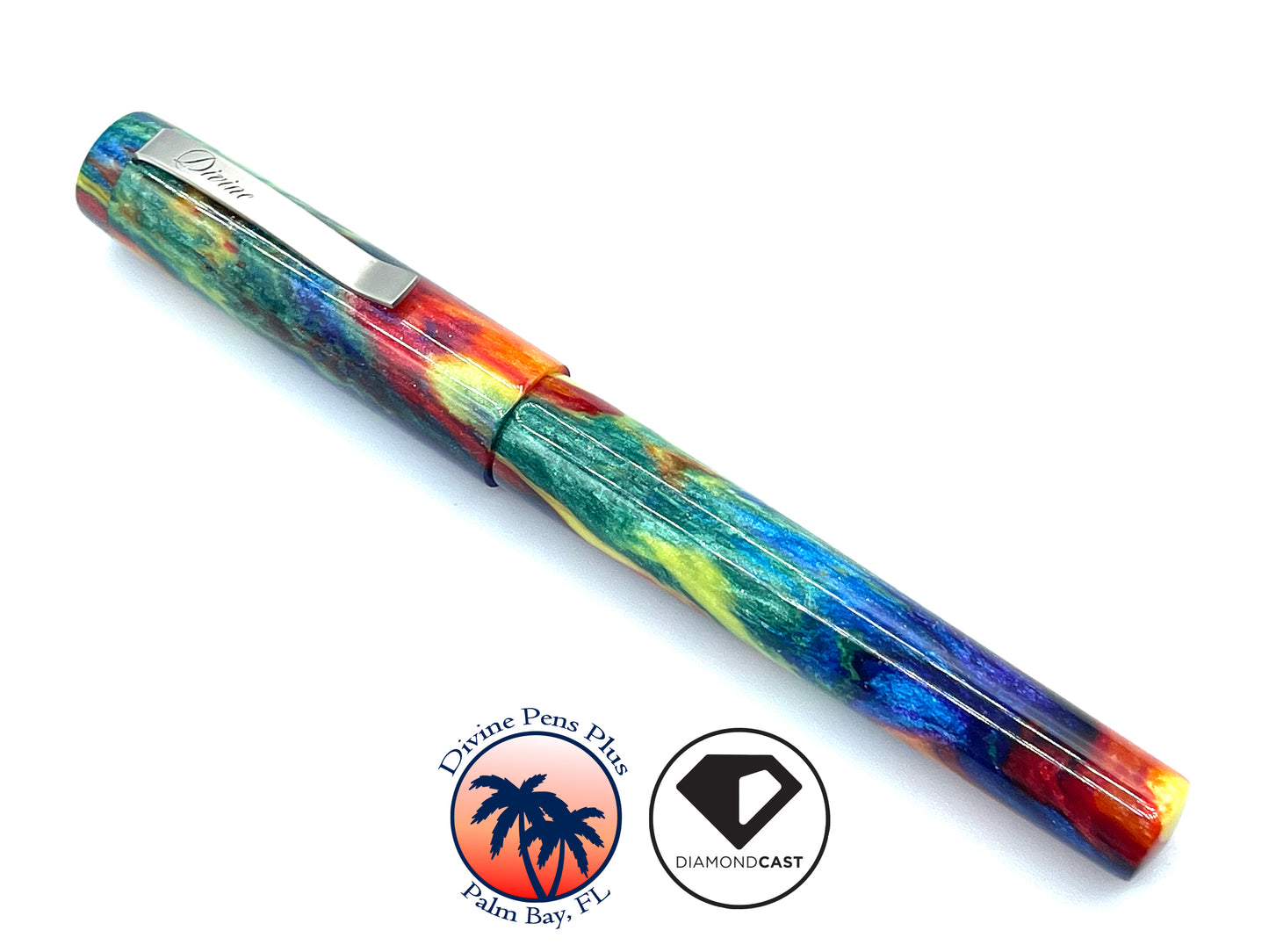 Custom Fountain - "Oil Slick" DiamondCast™