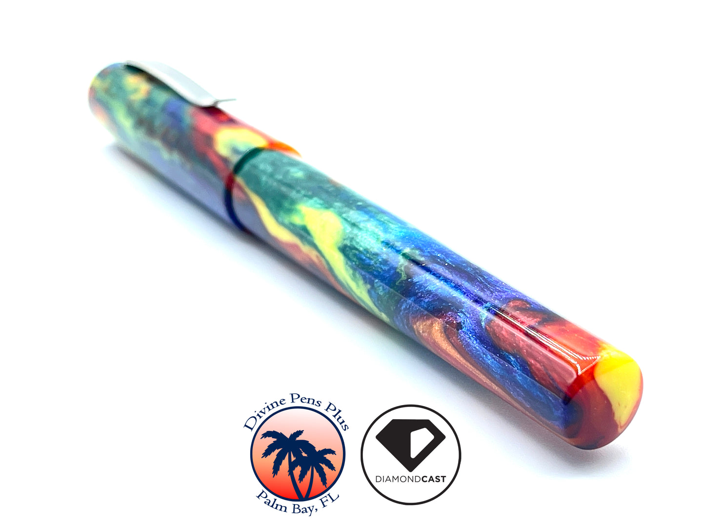 Custom Fountain - "Oil Slick" DiamondCast™