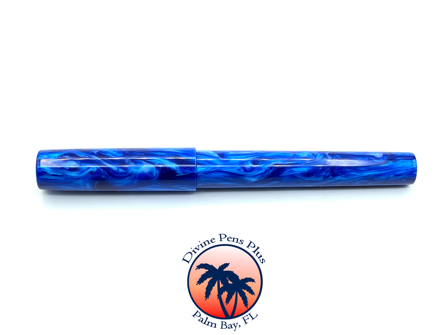 Conch Fountain Pen - "Blue Flame"