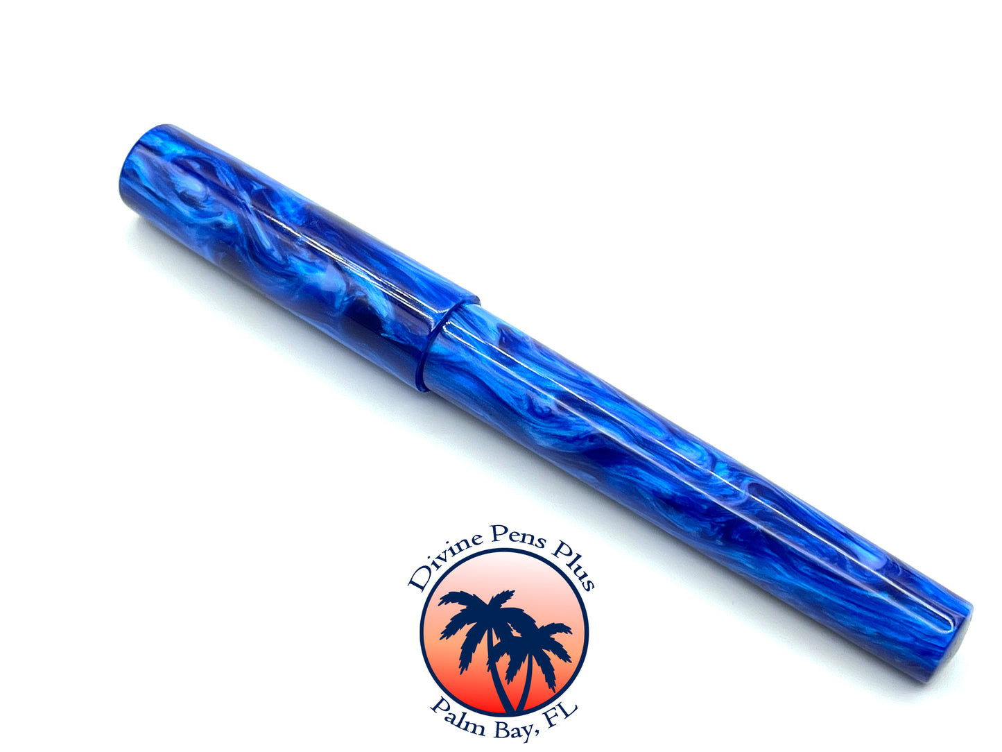 Conch Fountain Pen - "Blue Flame"