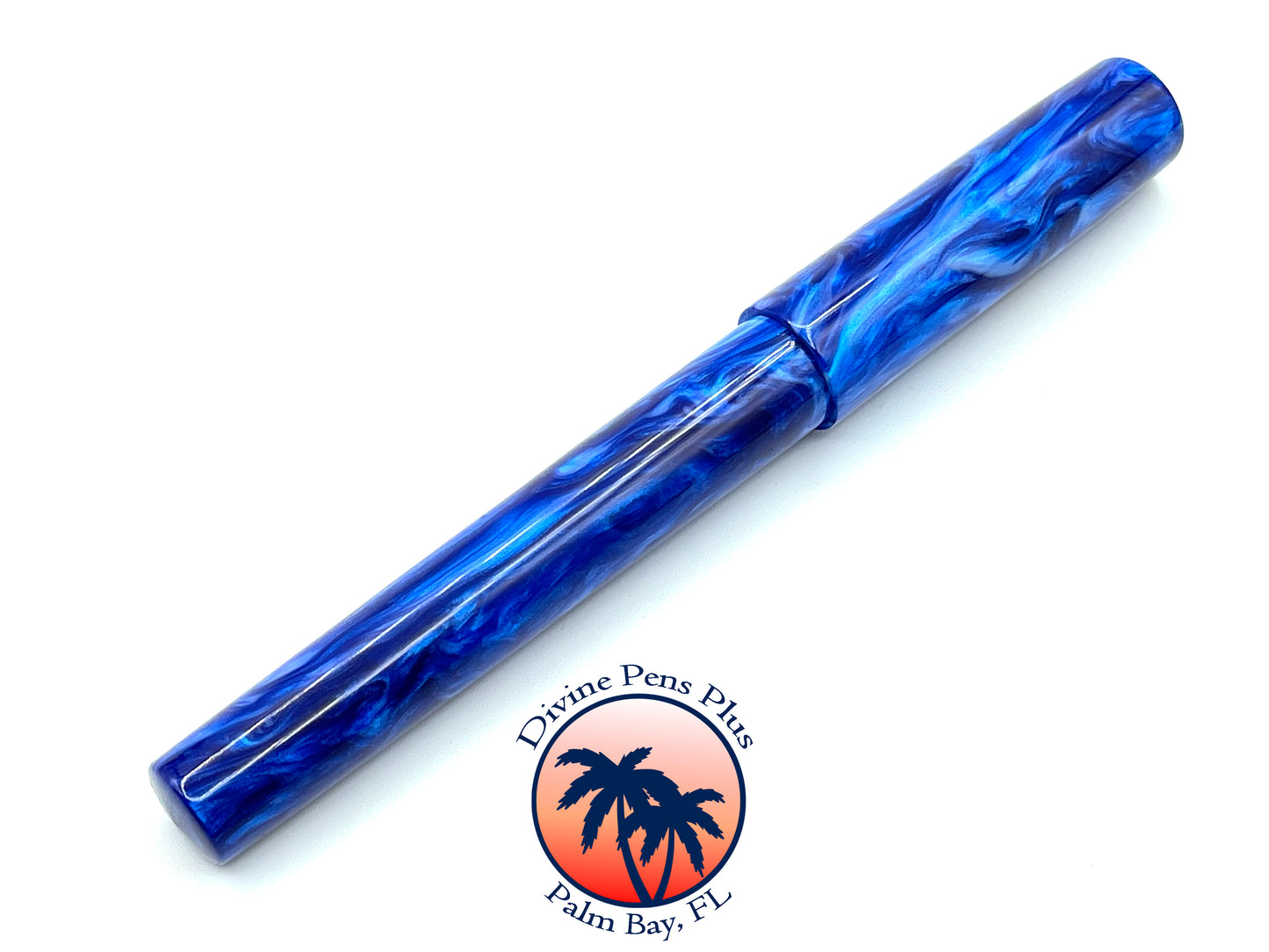 Conch Fountain Pen - "Blue Flame"