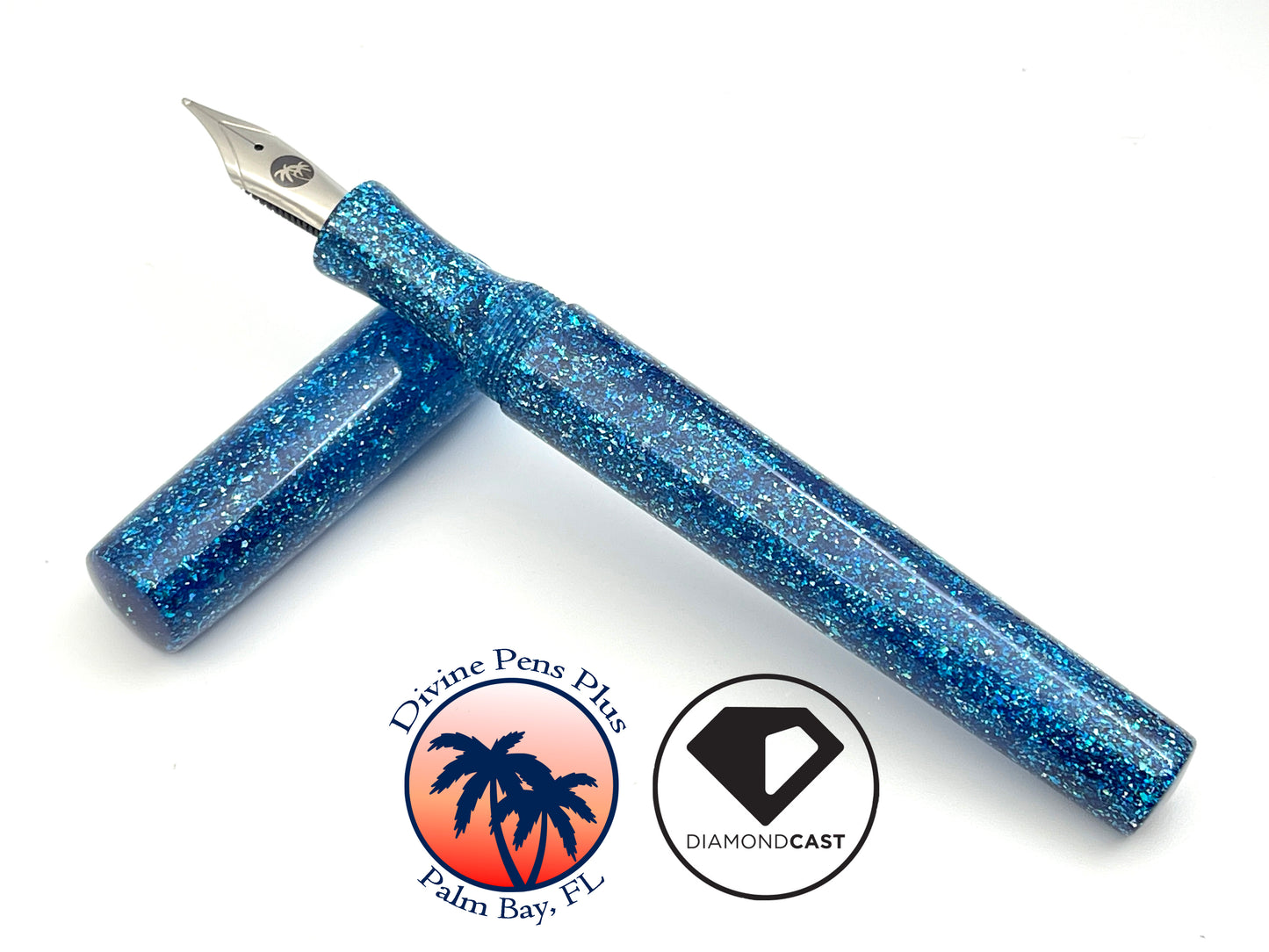 Summerland Fountain Pen - "Blue Radiance" DiamondCast™