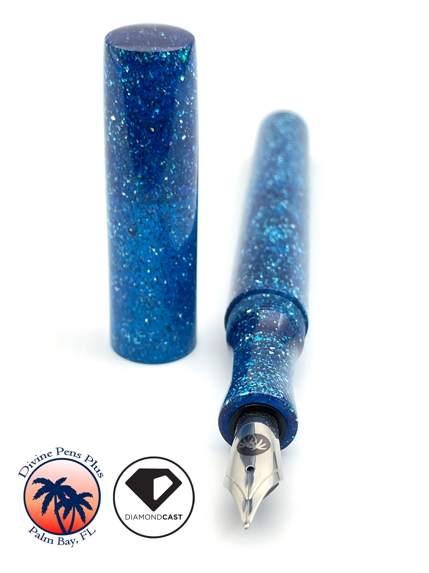 Summerland Fountain Pen - "Blue Radiance" DiamondCast™