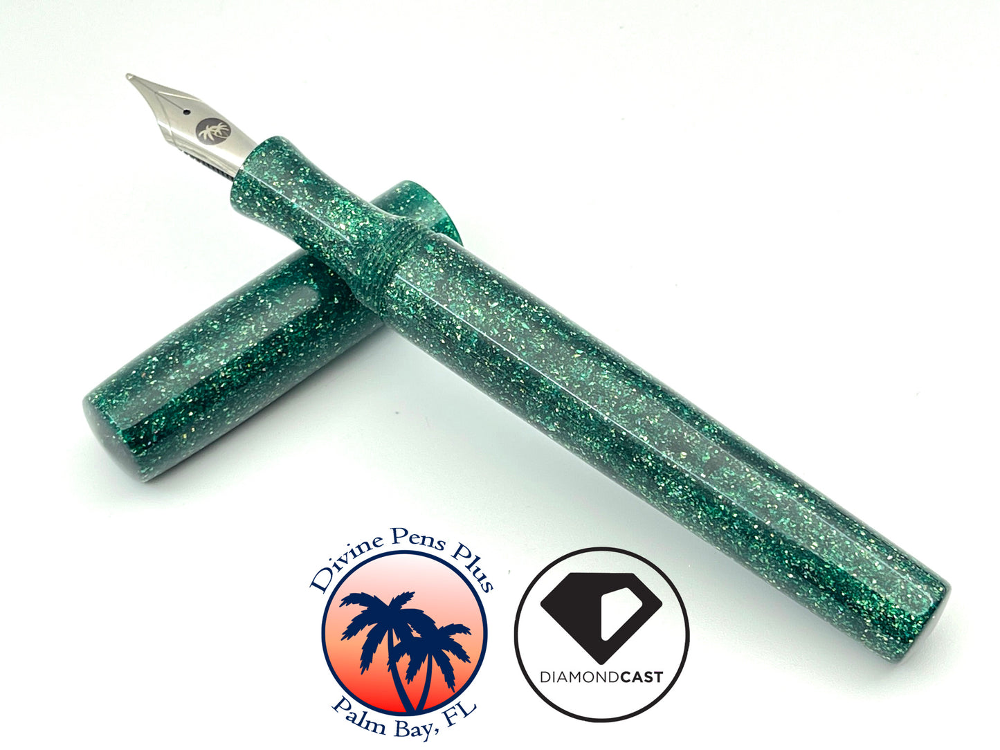 Summerland Fountain Pen - "Green Radiance" DiamondCast™