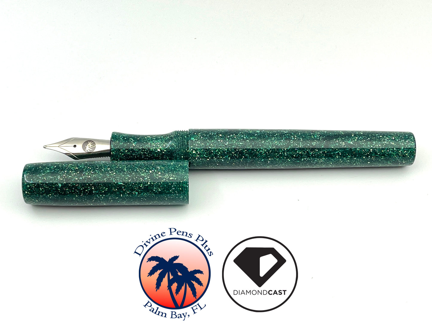 Summerland Fountain Pen - "Green Radiance" DiamondCast™