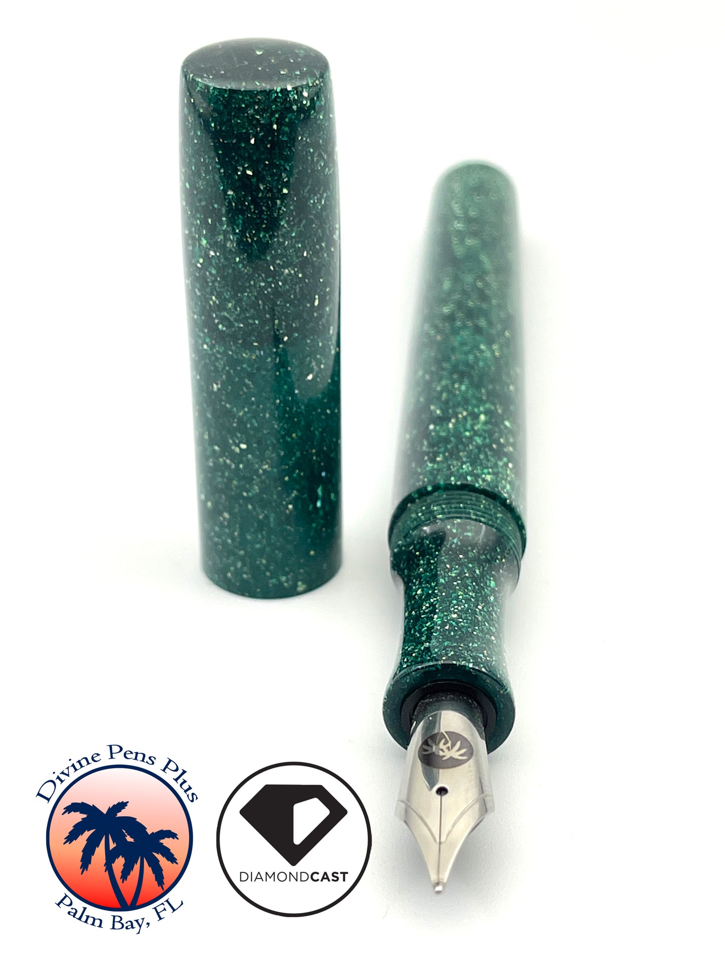 Summerland Fountain Pen - "Green Radiance" DiamondCast™