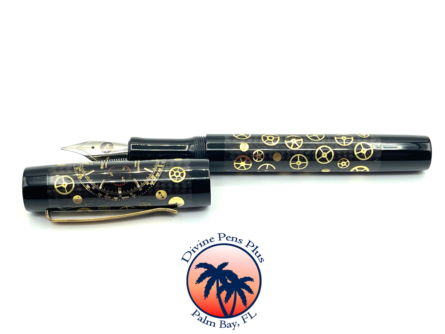 Custom Fountain - Breitling Watch Parts w/Carbon Fiber