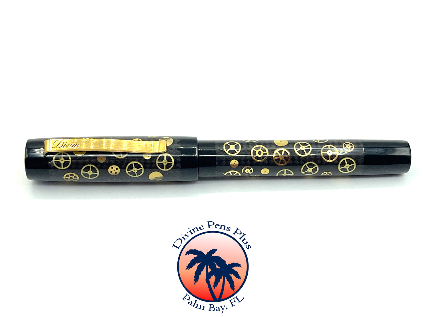 Custom Fountain - Breitling Watch Parts w/Carbon Fiber