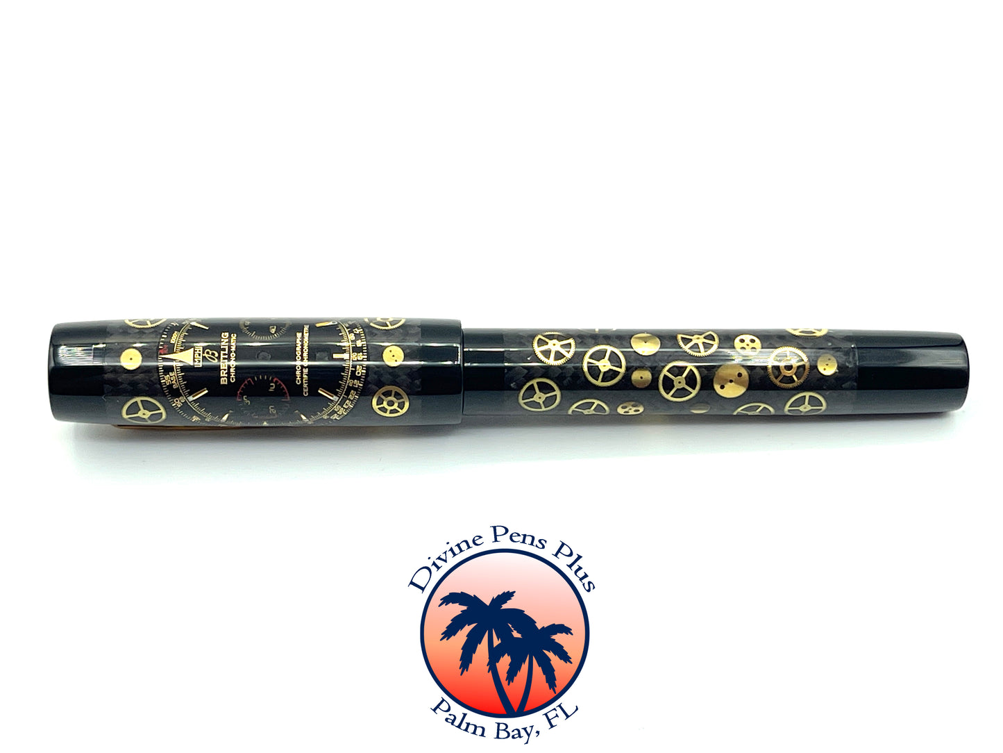 Custom Fountain - Breitling Watch Parts w/Carbon Fiber