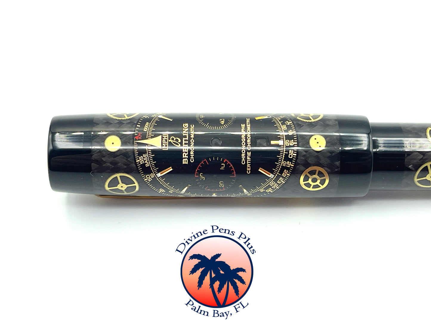 Custom Fountain - Breitling Watch Parts w/Carbon Fiber