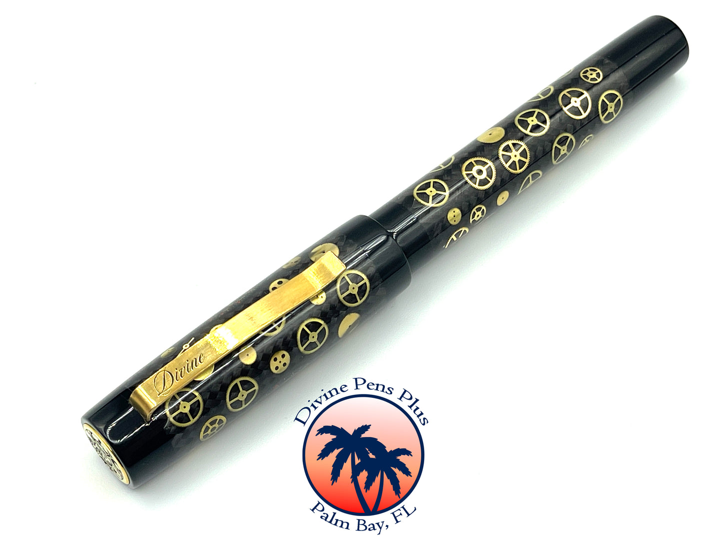 Custom Fountain - Breitling Watch Parts w/Carbon Fiber